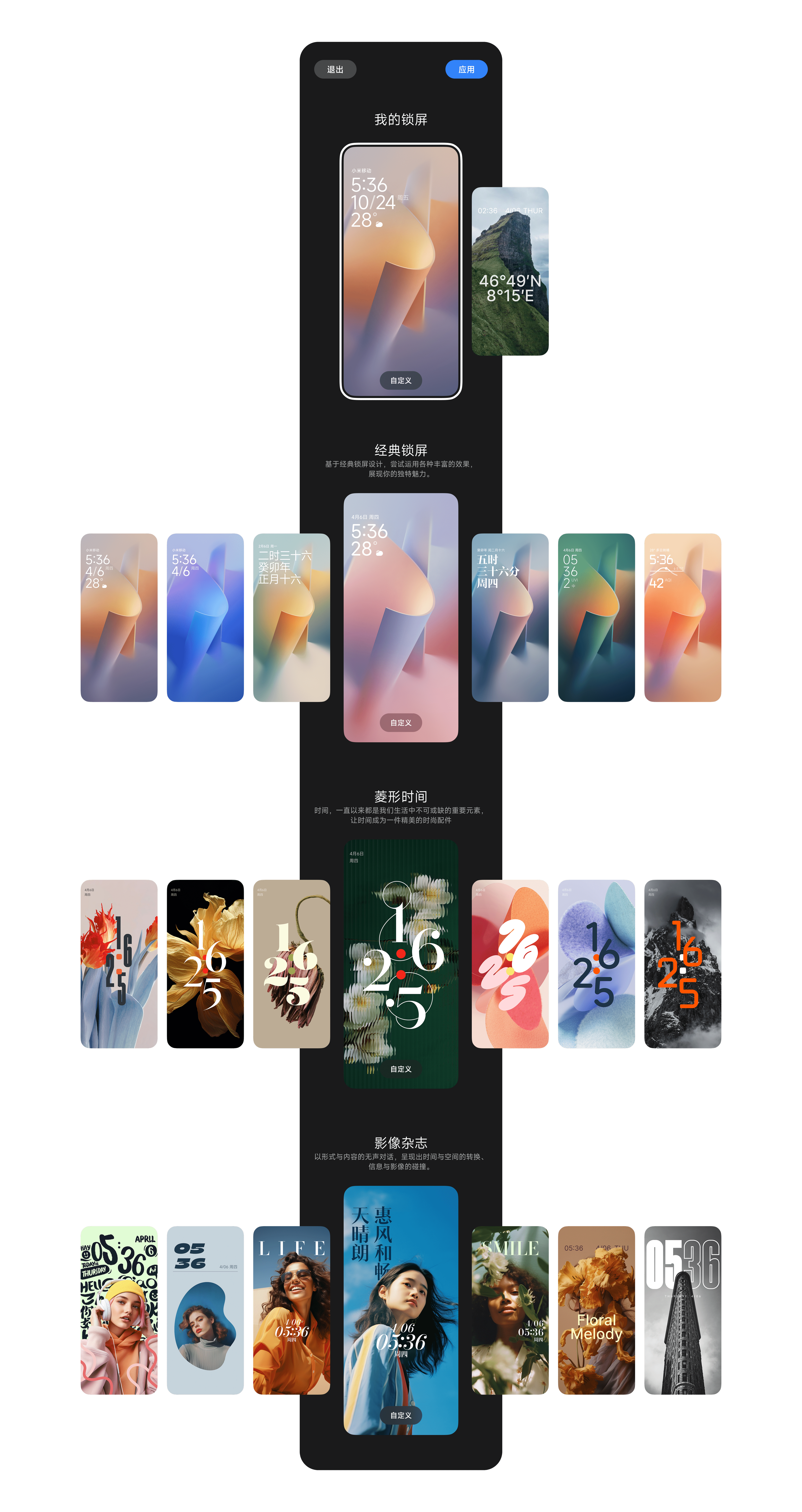 Lock Screen Personalization Editing