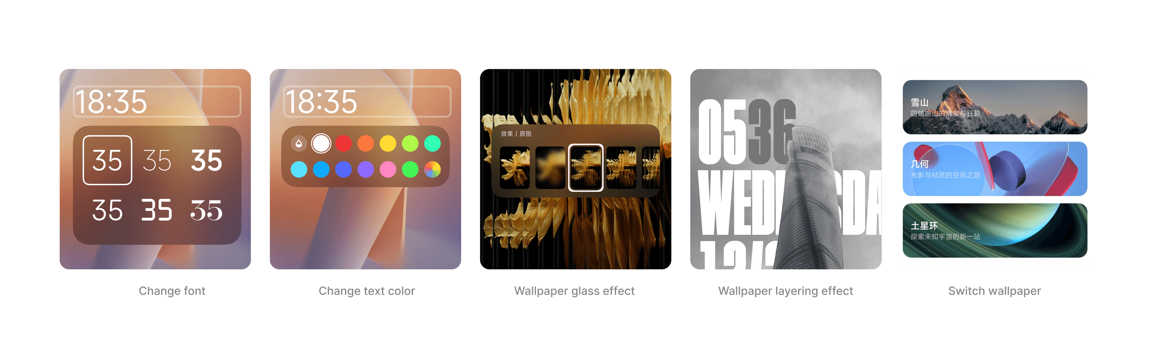 Lock Screen Personalization Editing